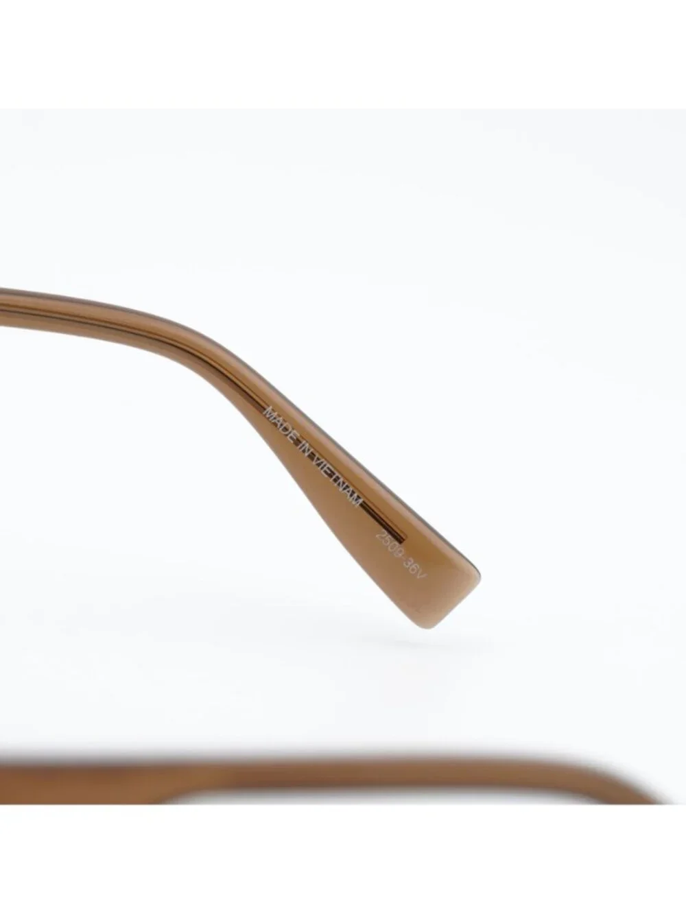 Lacoste L2979 N 210 Eyeglasses Transparent Brown 54mm Square Frame